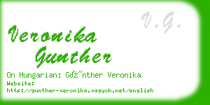 veronika gunther business card